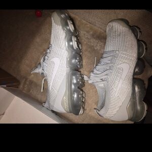 Nike White Knit Sneakers